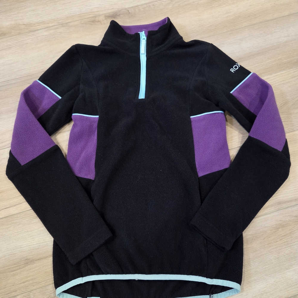 Roxy Black and Purple Kids Sweater